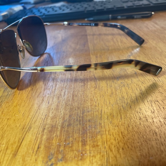 Tom Ford April TF393 Oversized Gold Aviator Sunglasses Made in Italy-With Case - Picture 5 of 9